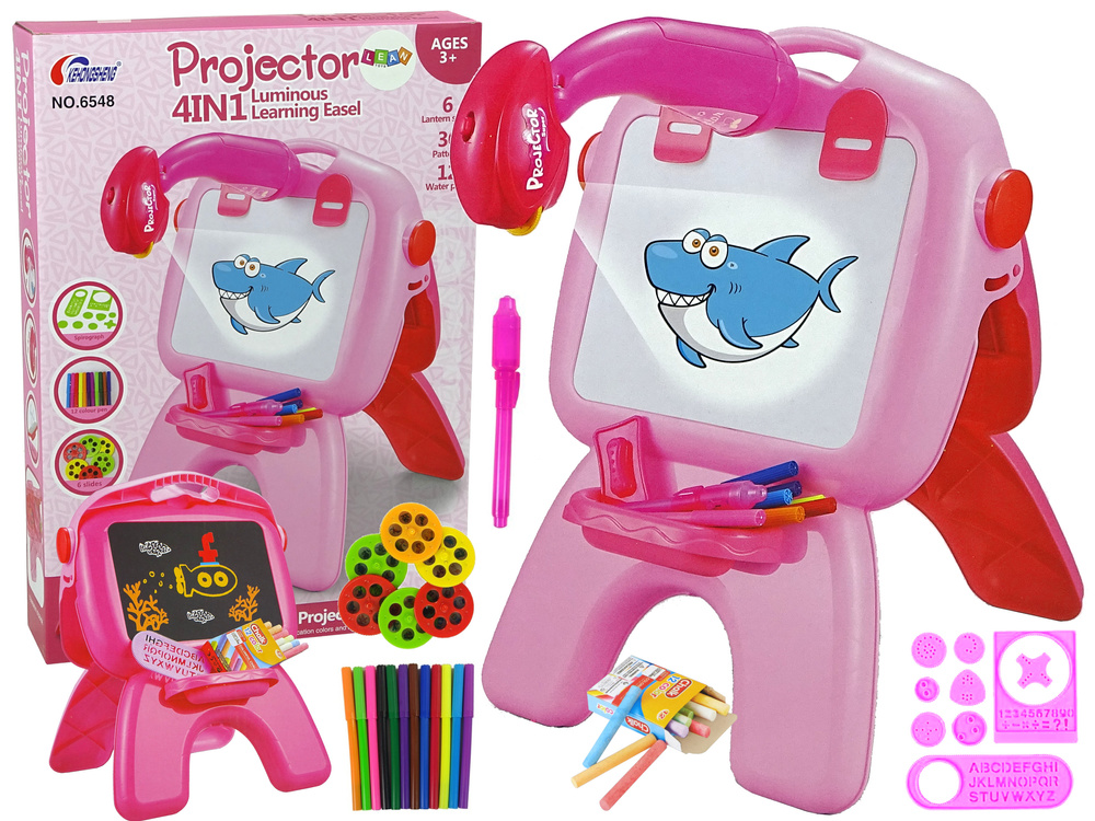 Krijtbord - Tekenbord met Projector - Roze
