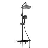 Doucheset - met Douchemengkraan - en Regendouche - Zwart