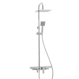 Doucheset - met Regendouche 25 cm - Vierkant - Chroom