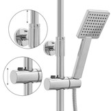 Doucheset - met Regendouche 25 cm - Vierkant - Chroom