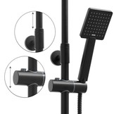 Doucheset - met regendouche - en mengkraan - zwart