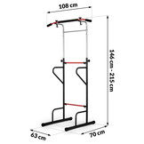 Optrekstang - Pull up bar - Vrijstaand - tot 215 cm hoog