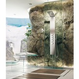 Douchepaneel RVS - met Regendouche - massage - hydrojets - waterval - LED