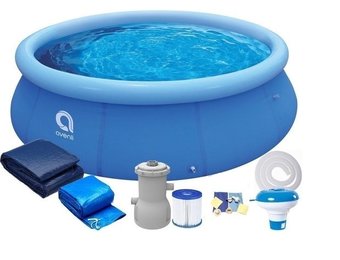 Avenli Fast Set opblaaszwembad 305 x 76 cm met pomp en afdekking
