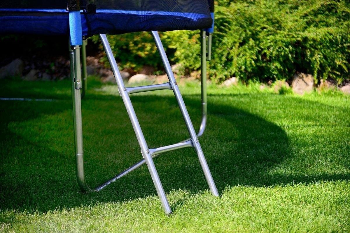 Trampoline - 404 cm - met net & ladder - tot 150 kg