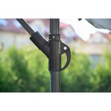 Zweefparasol 3 meter diameter Beige - inklapbaar