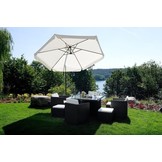 Zweefparasol 3 meter diameter Beige - inklapbaar