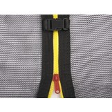 Trampoline net - 252 cm - met ritssluiting - buitenrand aansluiting