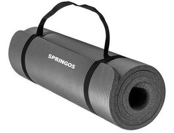 Fitness mat - Grijs - 180cm x 60cm x 1,5cm