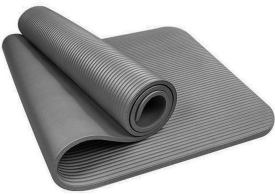 Fitness mat - Grijs - 180cm x 60cm x 1,5cm