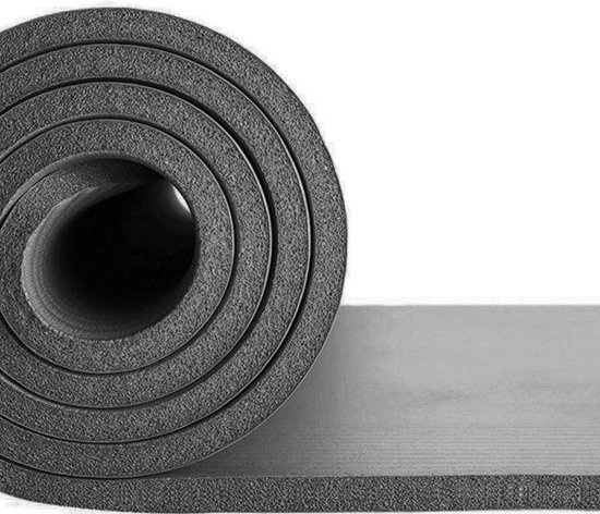 Fitness mat - Grijs - 180cm x 60cm x 1,5cm