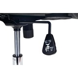 Bureaustoel - geventileerde rugleuning - zwart - verstelbaar