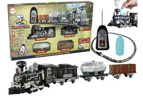 Speelgoed trein - met echte stoom - R/C - Rails 206x153 cm