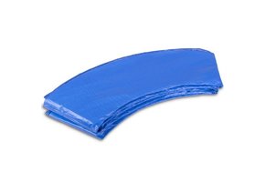 Trampolinerand - 252 cm - 24 cm brede kraag - blauw