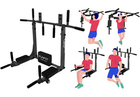 Pull up bar - Optrekstang - 2-in-1 - Home gym - 110 cm
