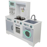 Kinderkeuken - met koksmuts en schort - hout - 91x30x90 cm