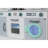 Kinderkeuken - met koksmuts en schort - hout - 91x30x90 cm