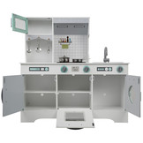 Kinderkeuken - met koksmuts en schort - hout - 91x30x90 cm