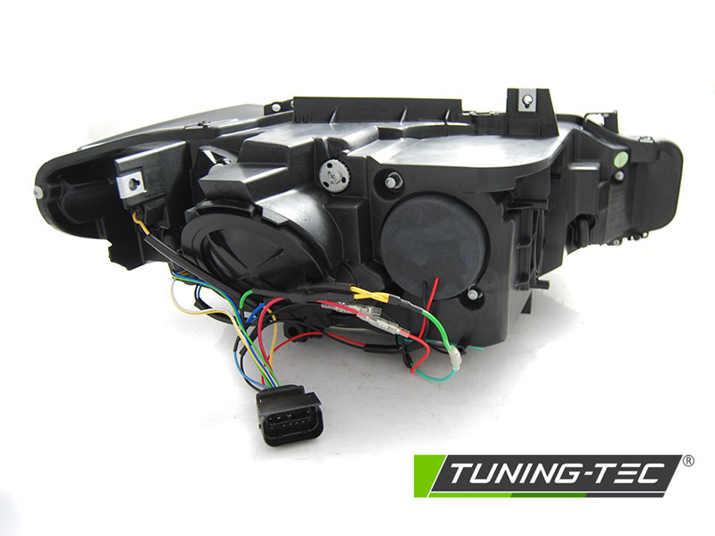 Koplampen BMW F30/F31 LCI 15-18 ANGEL EYES LED DRL ZWART