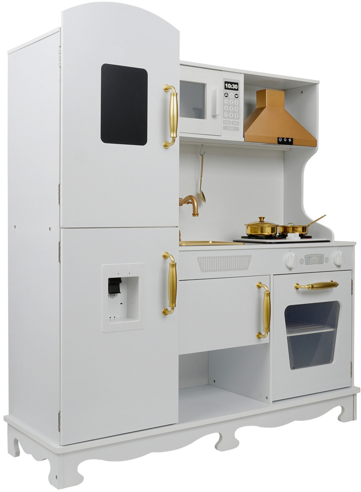 Kinderkeuken - met koksmuts en schort - hout - 91x30x106 cm