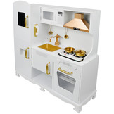 Kinderkeuken - met koksmuts en schort - hout - 91x30x106 cm