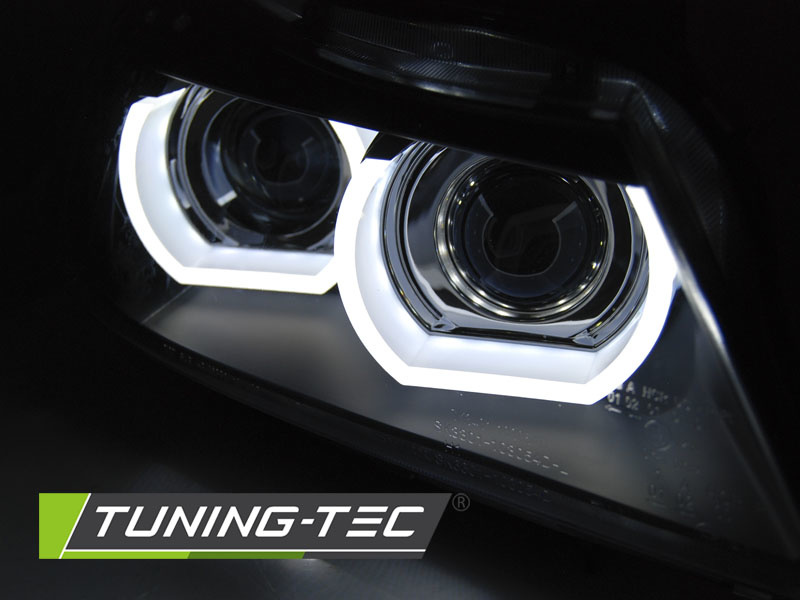 Koplampen Xenon BMW E90/E91 09-11 AFS LED DRL ZWART