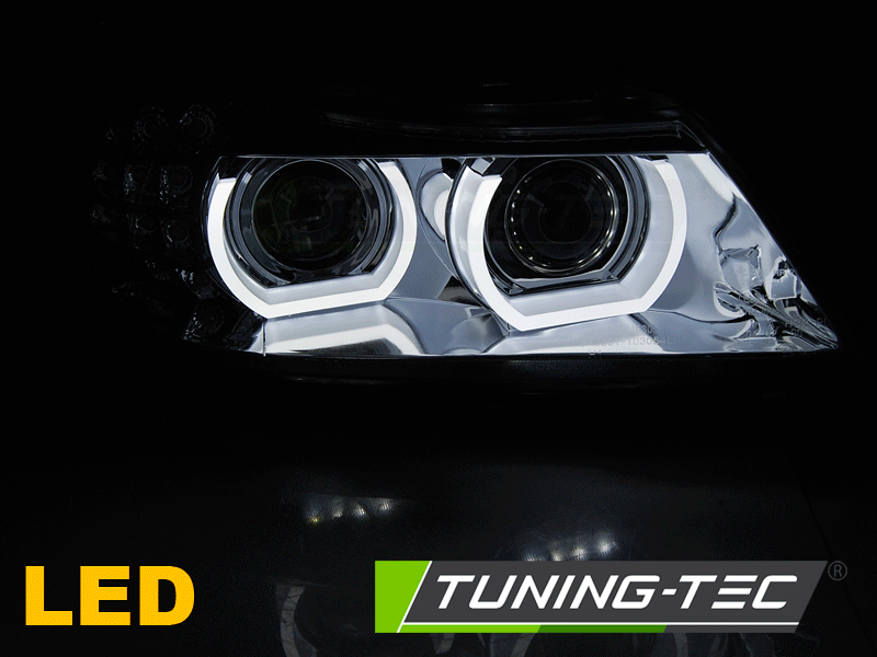 Koplampen Xenon BMW E90/E91 09-11 AFS LED DRL ZWART