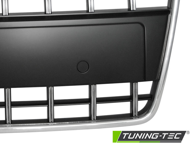 voor AUDI A4 B7 04-08 SEDAN AVANT SPORT CHROOM ZWART