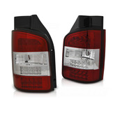 Achterlichten LED voor VW T5 10-15 TRANSPORTER ROOD WIT
