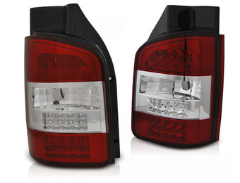 Achterlichten LED voor VW T5 10-15 TRANSPORTER ROOD WIT