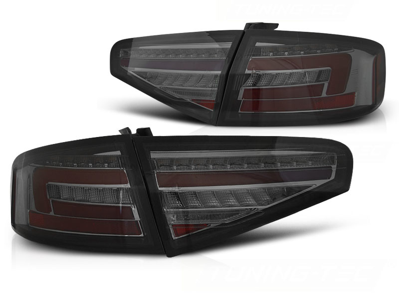 Achterlichten LED voor AUDI A4 B8 12-15 SEDAN ROOD SMOKE
