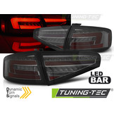 Achterlichten LED voor AUDI A4 B8 12-15 SEDAN ROOD SMOKE