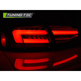 Achterlichten LED geschikt voor AUDI A4 B8 12-15 SEDAN ROOD SMOKE