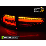 Achterlichten LED voor AUDI A4 B8 12-15 SEDAN ROOD SMOKE