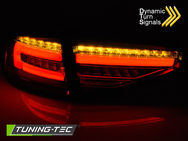 Achterlichten LED voor AUDI A4 B8 12-15 SEDAN ROOD SMOKE