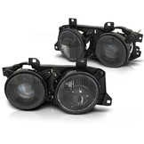 Koplampen BMW E32/E34 ZWART