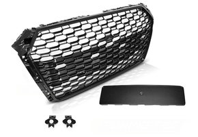 Grill geschikt voor AUDI A4 B9 15-19 SPORT GLANS ZWART