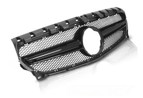Grill MERCEDES CLA W117 13-19 SPORT GLANS ZWART