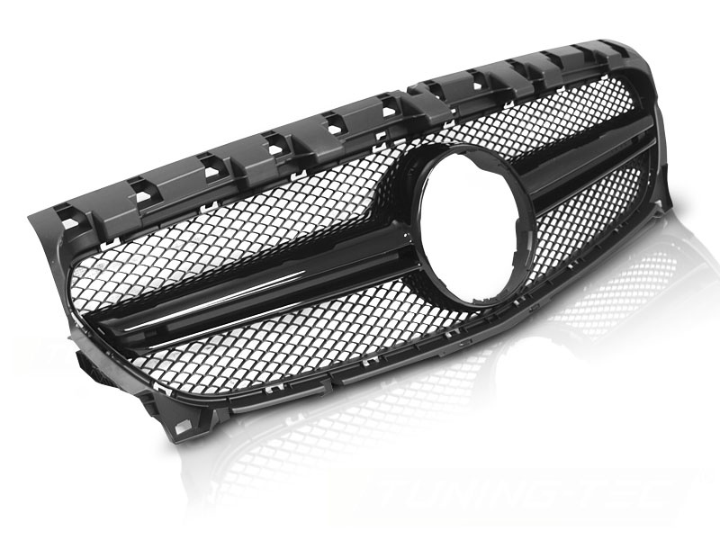Grill MERCEDES CLA W117 13-19 SPORT GLANS ZWART