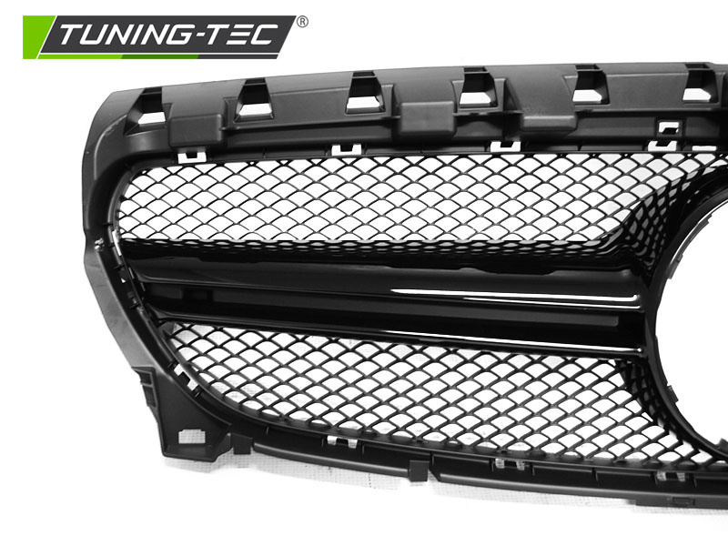 Grill geschikt voor MERCEDES CLA W117 13-19 SPORT GLANS ZWART