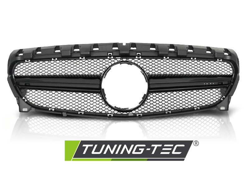Grill geschikt voor MERCEDES CLA W117 13-19 SPORT GLANS ZWART