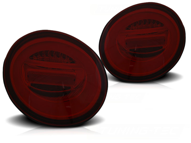 Achterlichten LED geschikt voor voor VW NEW BEETLE 10.98-05 HATCHBACK CABRIO ROOD SMOKE
