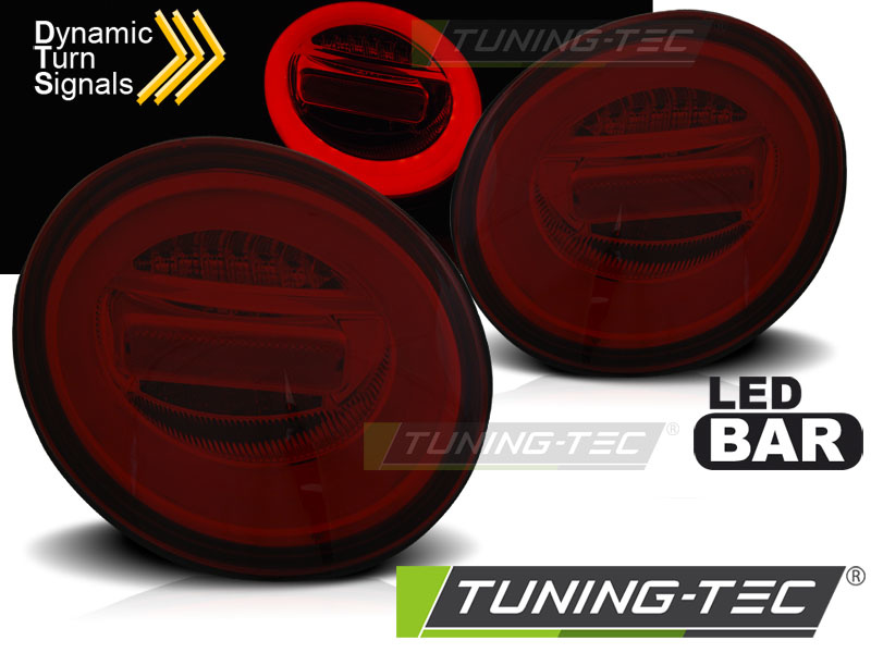 Achterlichten LED voor VW NEW BEETLE 10.98-05 HATCHBACK CABRIO ROOD SMOKE