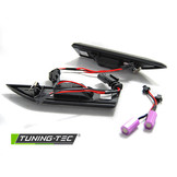 Zijkant knipperlichten geschikt voor VW CADDY 15-20 ZWART SMOKE LED