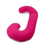 Voedingskussen - zijslaapkussen - minky stof+katoen - “C” vorm - heldere bloeit – beige