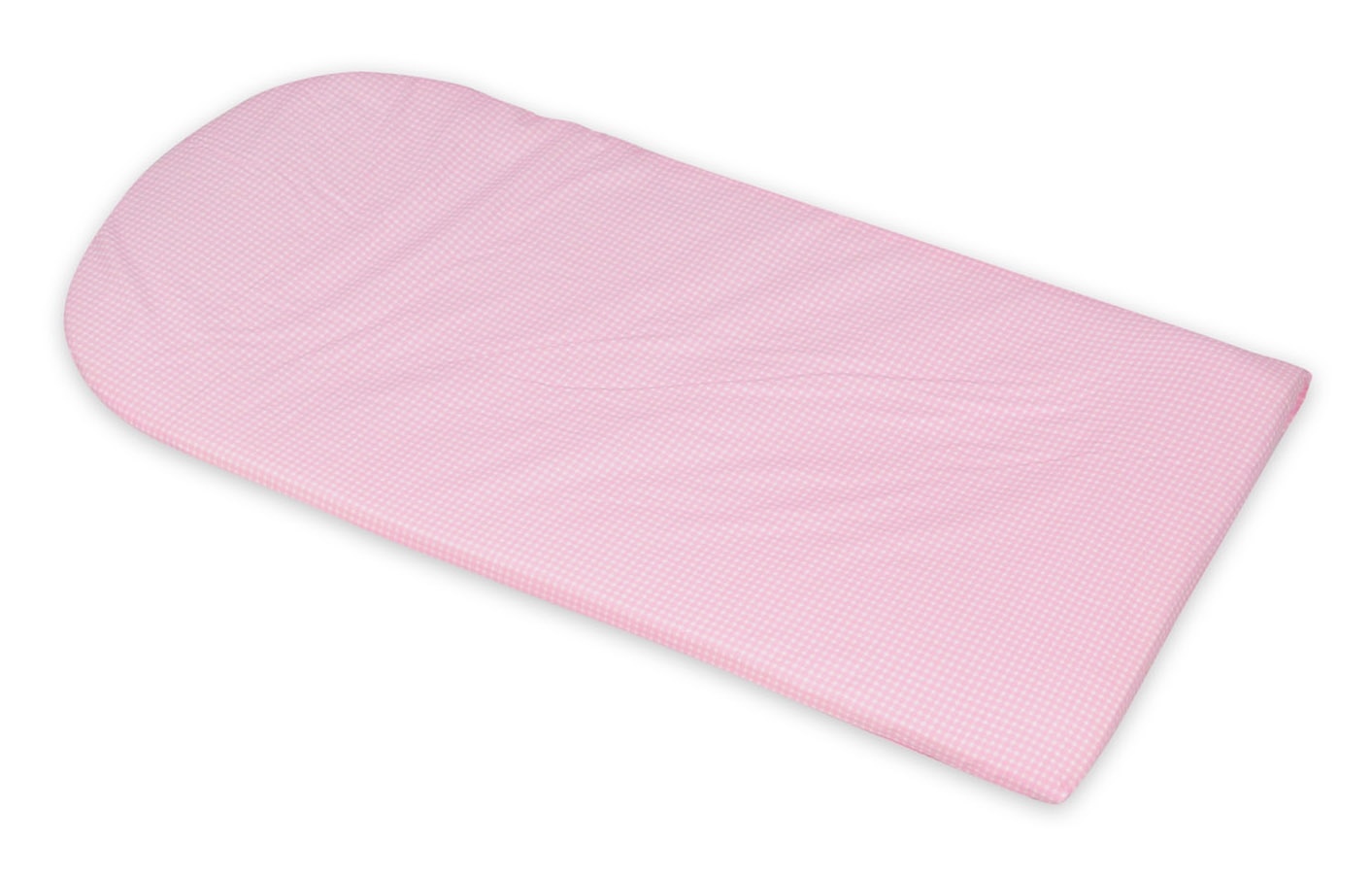 Babynest - baby nestje - 0-8 maanden - 100% katoen - 82x54cm - roze geruit