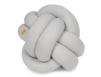 Knoopkussen - knot kussen - sierkussen - decoratie kussen - 30x30cm - grijs