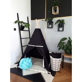 Knoopkussen - knot kussen - sierkussen - decoratie kussen - 35x35cm - turkoois