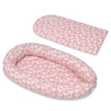 Babynest - baby nestje - 0-8 maanden - 100% katoen - 82x54cm - zwanen