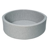 Ballenbak - 300 ballen - rond - 90x30 cm ballenbad - witte, babyblauw, grijze ballen